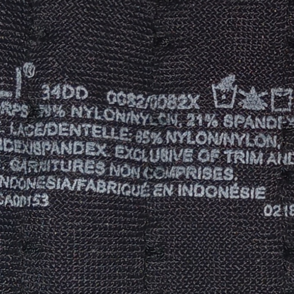 Bali wire bra black 34DD - Picture 6 of 6